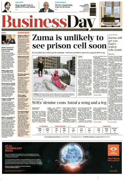 <p>Business Day</p>
 cover